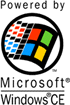 Powered by Microsoft Windows CE Logo